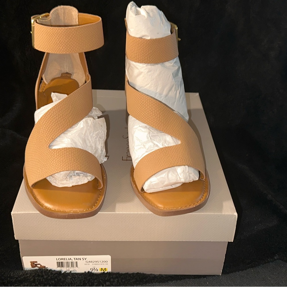 Franco Sarto Tan Sandals